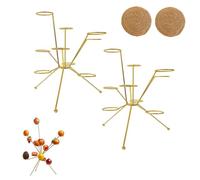 Genérico Fruit Bowl - Metal Dining Table Centerpiece Decor,Decorative Minimalist Fruits Rack Holder Ornament,Modern Art Floating Fruit Display for Kitchen Counter (2)
