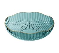 Genérico Fruit Display Bowl, Large Fruit Dish, Clear Glass Fruit Bowl, Stylish Fruit Bowl for Kitchen, Modern Snack Organizer, Fruit and Vegetable Bowl, Large Serving Bowl Suitable for Fruits