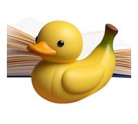 Genérico Fruit Duck Statue - Resin 7.5x5.5x6.5cm | Fruit Duck Figurine | Colorful Cute Ornament Creative Animal Craft Decoration For Shelf Dorm Living Room Bedroom Table Display