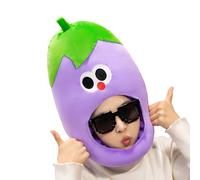 Genérico Fruit Hat | Eggplant Dress Up Cosplay Headgear | Vegetable Hat | Women Girls Carnival Festival Holiday Birthday Party Celebration
