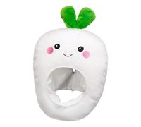 Genérico Fruit Headpiece - 35x29cm White Radish Dress Up Cosplay Headgear | Costume Accessories for Women Girls Carnival Festival Holiday Birthday Party Celebration