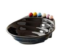 Genérico Fruit Platter With Forks - Multifunctional with 6 Forks | Kitchen Fruits Serving Bowl for Picnic Outing Dinner Appetizer House Party Family Gathering Afternoon Tea Time