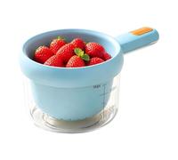 Genérico Fruit Washing Bowl With Strainer With Handle Double Layer Colander
