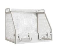 Genérico Frutería Pared - 3 Niveles Para Encimera Cocina | Organizador Estante Mural | Para Bocadillos Verduras Cosmética Cocina Plegable Apilable Hierro Forjado Soporte Mesada Acero Carbono
