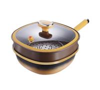 Generico Frying Pan - Aluminum Pan Non Stick Coating | Lightweight With Handle | Scratch-resistant | Even Heat Distribution, ideal for Gas Stoves, Modern Kitchen Appliance For The Home