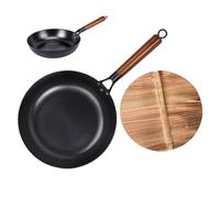 Generico Frying Pan - Iron 28x7.3cm | Saute Cooking Skillet Cookware | Durable Heat Even Pan For Home Kitchen, Restaurant, Indoor, Outdoor, Picnic, Grilling, And Barbacoa Use