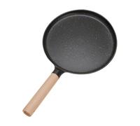 Genérico Frying Pans- Non Stick Skillet 9.5 In, Quick Heat Conduction | Lightweight Aluminum Alloy, Ergonomic Wooden Handle, Multi Functional Pizza Omelet Pan Pots Cookware For Stove Oven Kitchen