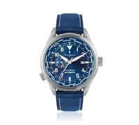 Generico FU249 Reloj de pulsera Fumagazzi - Nuevo 10 cambios azules, diámetro 47 mm, correa de cuero, movimiento automático, resistente al agua 30 atm