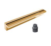 Genérico Fuente con Cascada. Sistema de Cascada Dorada de 90 cm para estanques, con rebosadero y Caja de Filtro. Ideal para Jardines, Balcones, Patios, Fuentes de Agua y decoración Exterior. (Oro, 90