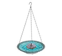 Genérico Fuente para Baño de Aves,con Bomba de Agua - Baño para Pájaros con Fuente Solar,para Jardín Patio Balcón Terraza