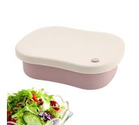 Genérico Für Erwachsene - Silikon Auslaufsichere -Box Brotzeit, 3-Compartment Für Kleine Snacks, Auslaufsichere Aufbewahrung Von Lunchboxen | Für Kinder Erwachsene Snack Schule Reise