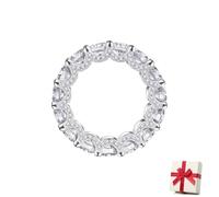 Genérico Full Star River Ring, Handmade with 266, Blaciokamith Moissan Diamond Ring, for Engagement & Anniversary