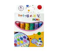 Genérico Fun Markers - Paint Markers 3D 6 Pieces