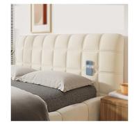 Genérico Funda Acolchada For Cabecero, Elástica Y Antipolvo. Renueva La Decoración De Tu Dormitorio. Se Adapta A Cabeceros Planos Y Ligeramente Arqueados. Lavable A Máquina.(Beige,180cm)