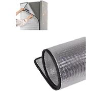 Genérico Funda Aislante térmica para frigorífico - Protección Solar de Doble Cara con lámina de Aluminio, Funda refrigerante para frigoríficos y vitrinas (Plateada, 50 x 170 cm / 19,7 x 67 Pulgadas)