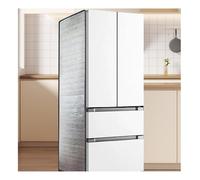 Genérico Funda Aislante térmica para refrigerador - Alfombrilla Aislante magnética para refrigerador, Escudo térmico Que bloquea el Calor (Globo aerostático - Borde Negro, 170x100cm/67x39in)