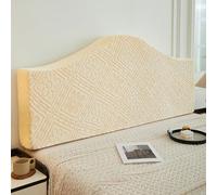 Genérico Funda Cabecero Elástica Multitamaño Protector Antipolvo para Cama Matrimonial Queen California King Decoración Minimalista para Dormitorio Flor Amarilla 180cm/70.8in