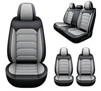 Genérico Funda Coche 5 Asientos para Alfa Romeo Tonale,Juego Completo de Fundas Universales,Impermeable Piel,Compatible con Reposacabezas Extraíbles-Gris