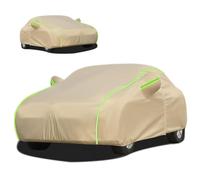 Genérico Funda Coche Exterior para Nissan Sentra 2000-2025, Cubre Coche Impermeable Transpirable con Cremallera Lateral Forro de Algodó, Cubierta Anti-UV(Khaki,para Nissan Sentra 2000-2025)