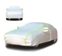 Genérico Funda Coche Exterior para Toyota Highlander 2000-2024, Cubre Coche Impermeable Transpirable con Cremallera Lateral Forro de Algodó, Cubierta Anti-UV(Silver,para Toyota Highlander 2000-2024)