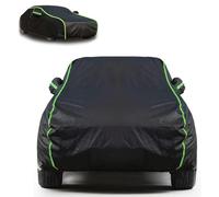 Genérico Funda Coche para - Marco Polo, Cubierta para Auto Transpirable Resistente al Polvo Anti-UV Funda para Coche con Cremallera y Cordón Resistente Al Viento(Black)
