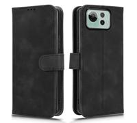 Generico Funda compatible con Asus Zenfone 12 Ultra AI2501 / AI2501H 5G pantalla de 6,78 pulgadas Funda stand flip libro gel cartera protección magnética ecopiel tarjetero compartimento tarjeta negro