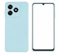 Generico Funda compatible con Honor X5c 4G/ Honor X5C PLUS NLA-LX1, NLA-LX2P funda mate gel silicona protección flexible antigolpes suave TPU azul