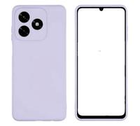 Generico Funda compatible con Honor X5c 4G/ Honor X5C PLUS NLA-LX1, NLA-LX2P funda mate gel silicona protección flexible antigolpes suave TPU lila