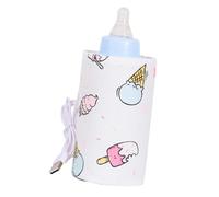 Generico Funda de aislamiento para botella de bebé, portable insulation cover for leche, Feeder Bottle Insulation Bag, Soft Baby Bottle Protector Sleeve, Keeps Milk Warm for Moms, multicolor,