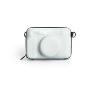 Genérico Funda de cámara para Instax Wide, Funda rígida Universal para cámara, Bolsa organizadora Eva Protectora para Instax W400/210/300/Lomo (Blanco)