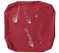 Genérico Funda de Cojín para Asiento de Patio Pack de 1/2/4Funda de Cojín de Asiento Sofá Exterior Impermeables Fundas Extraíbles para Interior, Exterior, Patio,Muebles de Ratán(Rojo,50x45x10cm(1pc))