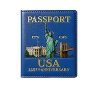Genérico Funda De Pasaporte | Funda Antiarrones para Viaje Protectora De Documentos - Protectora Ligera para Marido Esposa Familia Abuelos Padres Hijos