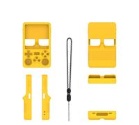 Genérico Funda de Silicona para R36S Plus - Cubierta Protectora Antigolpes, Antiarañazos, Antipolvo, Carcasa Sólida y Suave para Consola de Juegos (Amarillo)