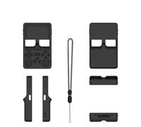 Genérico Funda de Silicona para R36S Plus - Cubierta Protectora Antigolpes, Antiarañazos, Antipolvo, Carcasa Sólida y Suave para Consola de Juegos (Negro)