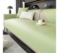 Genérico Funda De Sofá De Polipiel Chaise Long Couch Cover 1 2 3 4 Plazas Cubierta Universal para Sofá De SalóN Manta De Sofá Ligeramente Imperme para Mascotas Gatos Perros(90X160cm,Green)