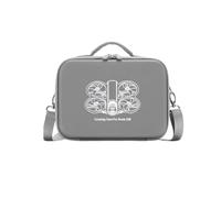 Genérico Funda de Transporte el dron para dji Avata 360, Funda rígida de PU y Nailon, Bolsa Protectora de Viaje con Correa para el Hombro para el dron Avata 360 y Sus baterías (PU Gris)