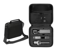 Genérico Funda de Transporte la cámara con cardán para dji Pocket 4 Funda rígida de Gran Capacidad, Resistente a Las caídas y a Las Vibraciones, con Correa de Mano y Bandolera Ajustable, Negro