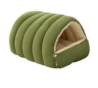 Genérico Funda extraíble Casa de Mascotas de Felpa Acogedora Cama escondida para Perros y Gatos Fondo Antideslizante Lavable a máquina Diseño portátil Cama para Gatos Cerrada