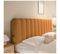 Genérico Funda for cabecera, Funda con Almohadilla de Relleno, Protector de cabecera Acolchado Grueso, Se Adapta a Camas de Metal de Madera, King Queen Full(Brown,180cm)