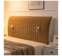 Genérico Funda For Cabecera, Funda Protectora Elástica A Prueba De Polvo For Cabecera Tapizada con Mechones De Lino(Brown,220cm)