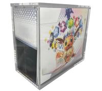 Generico Funda magnética acrílica de 5 mm compatible con Pokemon ETB, protección UV, antiarañazos, polvo, película protectora, 300 g, juego de cartas