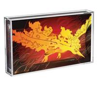 Generico Funda magnética acrílica de 5 mm compatible con Pokemon UPC Team Rocket's Moltres ex, protección UV, antiarañazos, polvo, película protectora, 300 g, juego de cartas