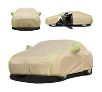 Genérico Funda para Coche Impermeable para C3 Pluriel 2003-2010, Exterior Cubre Coches Transpirable Anti-UV Cubierta de Garaje Completa(Khaki,para C3 Pluriel 2003-2010)