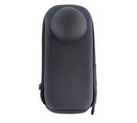 Genérico Funda para Insta360 X5/X4, Bolsa Protectora para cámara Deportiva, Bolsa compacta de Viaje con Media Cremallera, Bolsa Impermeable con mosquetón (Negro)