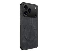 Genérico Funda para iPhone 17 Pro Max/17 Pro/17 Air/17, Delgada Case with Anti-Huella Soporte Magnético para Coche Guscio(Negro,17)
