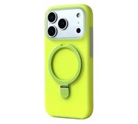 Genérico Funda para iPhone 17 Pro Max/17 Pro/17 Air/17, Magnético Funda con Carga Inalámbrica Antideslizante Soporte Estuche(Green,17)