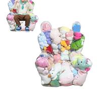 Genérico Funda para Puf - Cubierta Impermeable Protectora para Peluches Y Pufs | con Cremallera para Aula Guardería Dormitorio Niños Adolescentes Y Maestros