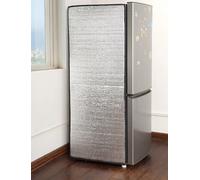 Genérico Funda para refrigerador con imán Resistente y Borde Negro - Manta de Aislamiento térmico para congelador y cámaras frigoríficas, Parasol Reflectante (50 x 170 cm)