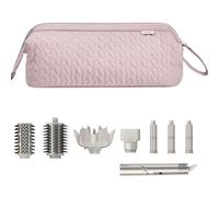 Genérico Funda para secador de Pelo Cepillo Revlon Herramientas de Pelo, Bolsa de Transporte, Organizador de rizador Plano (Rosa)