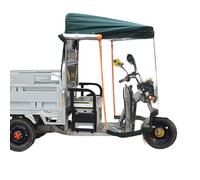 Genérico Funda para Triciclo eléctrico Resistente al Viento - Toldo de Lona Reflectante para Proteger del Sol, la Lluvia y la Nieve - Protector Resistente para el Marco del Triciclo de 70 cm/28 pulga